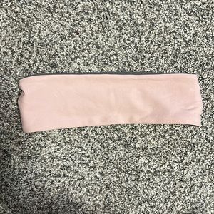 Pink/gray headband